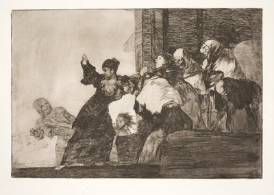 Zielige dwaasheid (Twee hoofden zijn beter dan één) door Francisco de Goya