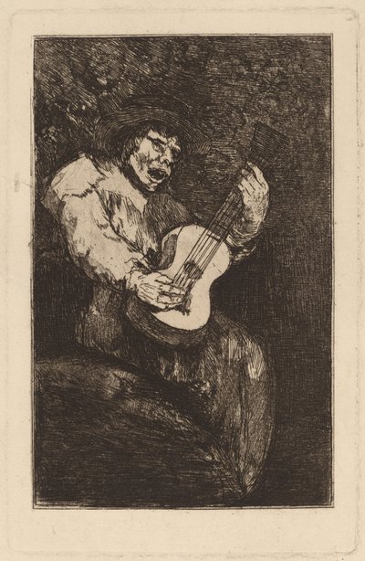 De blinde zanger door Francisco de Goya