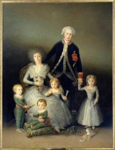 De hertog van Osuna, Pedro de Alcantara en zijn familie door Francisco de Goya