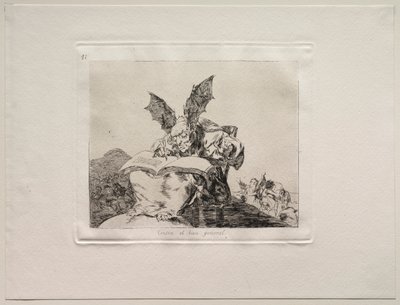 De verschrikkingen van de oorlog: Tegen het algemeen belang door Francisco de Goya