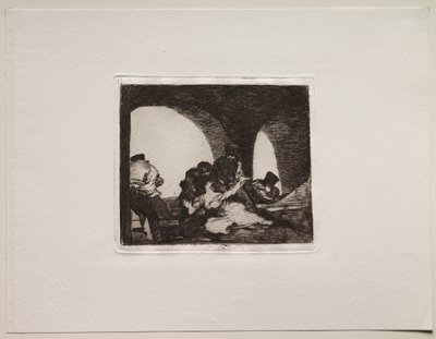 De verschrikkingen van de oorlog: Bitter om aanwezig te zijn door Francisco de Goya