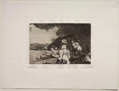De verschrikkingen van de oorlog: Het dient je goed door Francisco de Goya