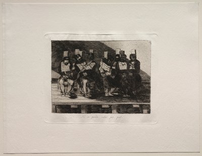 De verschrikkingen van de oorlog: Men kan niet zeggen waarom door Francisco de Goya