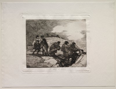 De verschrikkingen van de oorlog: Ze weten de weg niet door Francisco de Goya