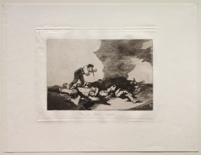 De verschrikkingen van de oorlog: Hier ben je voor geboren door Francisco de Goya