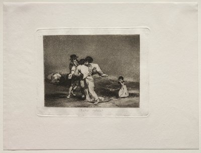 De verschrikkingen van de oorlog: Ongelukkige moeder door Francisco de Goya