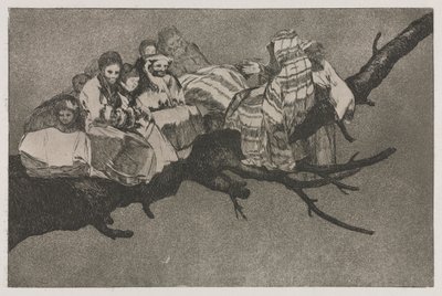 De Spreuken: Belachelijke dwaasheid door Francisco de Goya