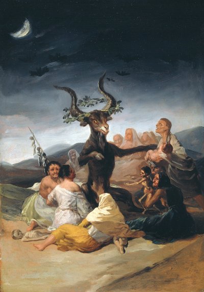 Heksensabbat, 1797-1798 door Francisco de Goya