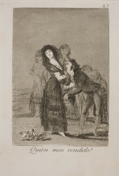Nederigste dienaar door Francisco de Goya