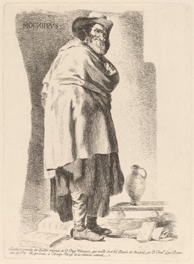 Moenippus door Francisco de Goya after Diego Velázquez