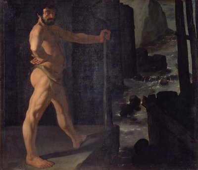 Hercules verandert de loop van de rivier Alpheus door Francisco de Zurbaran