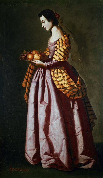Sint Dorothea door Francisco de Zurbaran