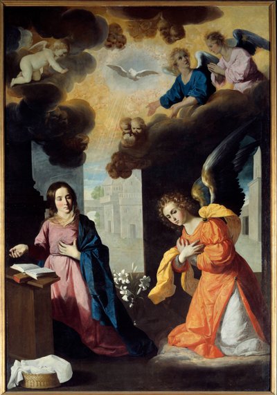 De Annunciatie door Francisco de Zurbaran