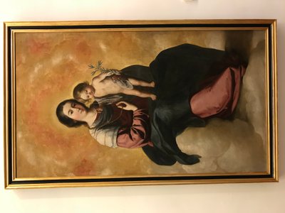Francisco de Zurbarán - Maagd van de Rozenkrans door Francisco de Zurbaran