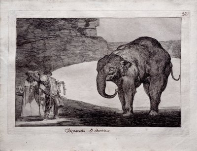 Dierlijke Dwaasheid door Francisco de Goya