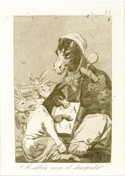 Zou de Leerling Meer Weten door Francisco de Goya