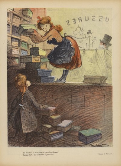 Illustratie voor Le Rire door Francisque Poulbot