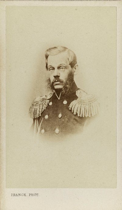 Portret van Graaf Dmitry Alekseyevich Milyutin 1816-1912 door Franck