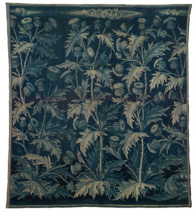 Wandtapijt, Verdure met Distels of Les Chardons, Frans-Vlaams, gemaakt c.1500 door Franco-Flemish School