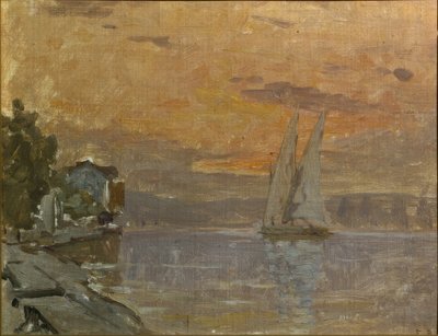 Schors voor La Grande-Rive door Francois-Louis-David Bocion
