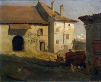 Boerderij door Francois-Louis-David Bocion