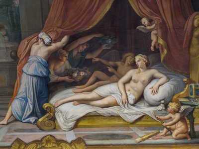 Allegorie van Vuur die Jupiter en Semele voorstelt door Francois Perrier
