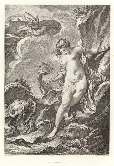 Andromeda door Francois (after) Boucher