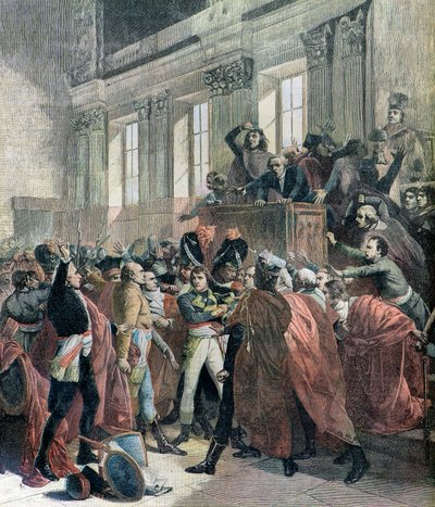 Bonaparte ter verantwoording geroepen door Francois (after) Bouchot