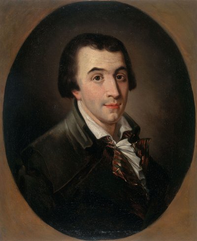 Portret van Jacques-Pierre Brissot de Warville 1754-1793, ca. 1790 door Francois Bonneville