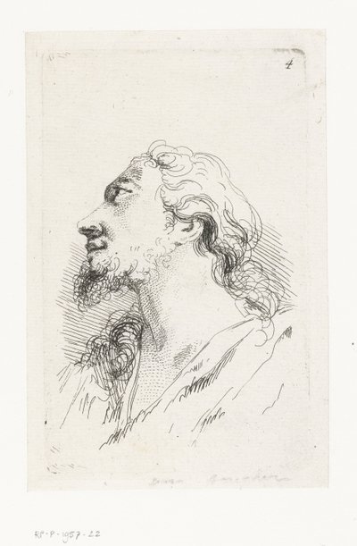 Hoofd van Christus door François Boucher