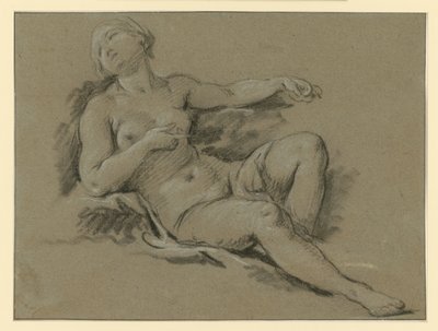 Liggend vrouwelijk naakt door François Boucher