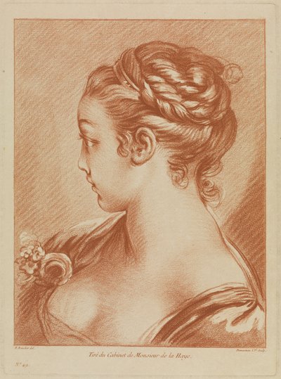 Meisjesbuste door François Boucher