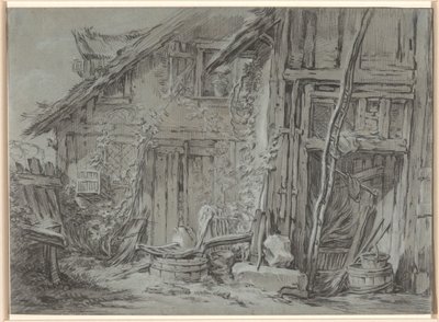 De vervallen boerderij door François Boucher