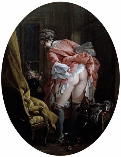 De Opgeheven Rok door François Boucher