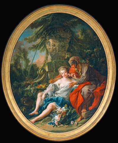 Vertumne et Pomone - Vertumnus en Pomona ... door François Boucher