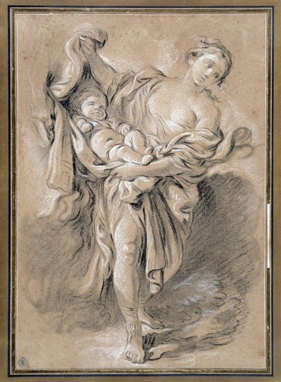 Vrouw met Kind door François Boucher