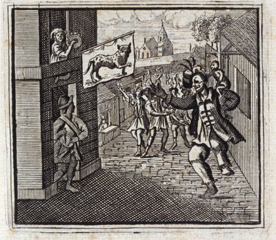 De Aap en de Luipaard door Francois Chauveau
