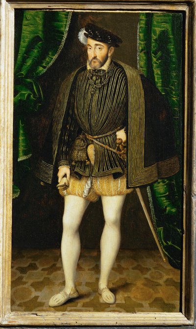 Henri II, koning van Frankrijk ... door François Clouet