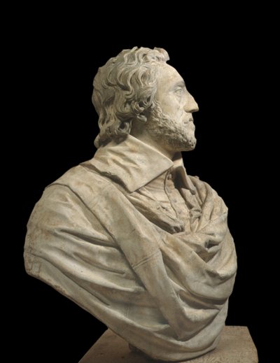 Borstbeeldportret van Thomas Howard, Graaf van Arundel door Francois Dieussart