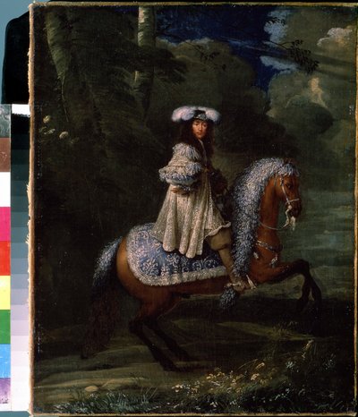 Ruiterportret van Lodewijk XIV door Francois Duchatel