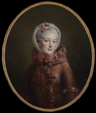 Portret van Prinses Natalya Petrovna Galitzine 1741-1837, 1760 door Francois Hubert Drouais