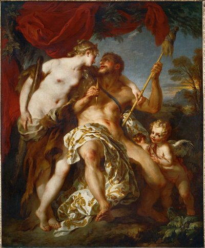Hercules en Omphale ... door François Lemoyne