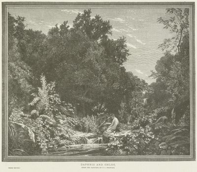 Daphnis en Chloe door Francois Louis Francais