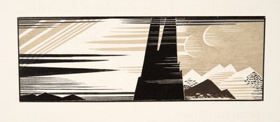Grafische illustratie uit Prométhée Enchaîné van Aeschylus, uitgegeven 1941 door Francois Louis Schmied