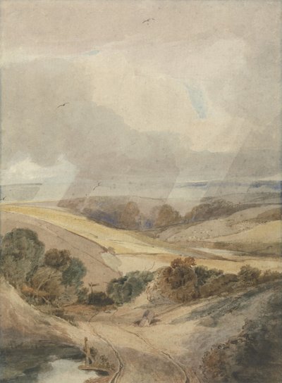 Mousehold Heath, Norwich, 1808 door Francois Louis Thomas Francia