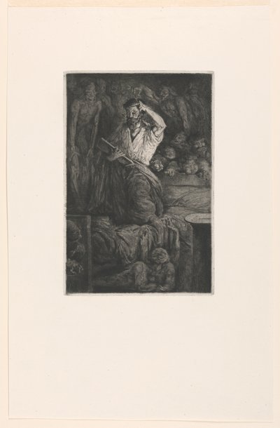 Een nachtmerrie door Francois Nicolas Chifflart
