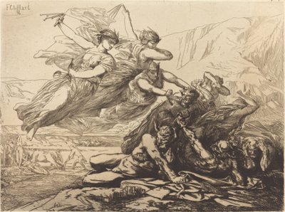 Gerechtigheid, wraak en waarheid door Francois Nicolas Chifflart
