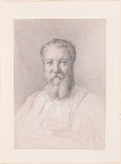René François Armand Prudhomme door Francois Nicolas Chifflart