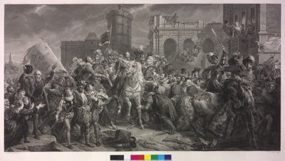 Hendrik IV van Frankrijk in Parijs op 22 maart 1594 door Francois Pascal Simon Baron Gerard