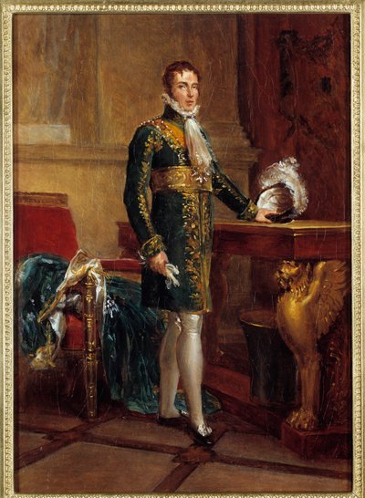 Portret van Eugene de Beauharnais, prins Eugene, vicekoning van Italië en hertog van Leuchtenberg (1781-1824), adoptief zoon van Napoleon I door Baron François Pascal Simon Gérard